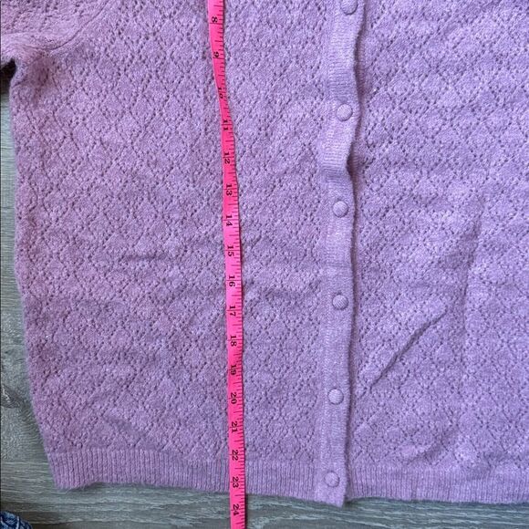 NEW BODEN Pointelle Long-Sleeve Cardigan Large - Picture 8 of 8